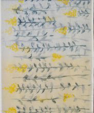 Load image into Gallery viewer, Yellow Flower Hand Painted Saree With Blouse Piece