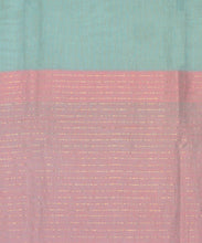 Load image into Gallery viewer, Light Pink Border Flower Jamdani Motif Saree With Blouse Piece