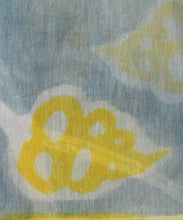 Load image into Gallery viewer, Yellow Leaves Hand Painted Saree With Blouse Piece