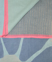 Load image into Gallery viewer, Pink Border Flower Jamdani Motif Saree With Blouse Piece