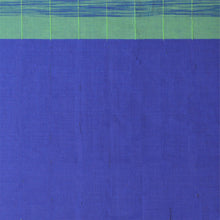 Load image into Gallery viewer, Plain Navy Blue With Green Border Bedcover