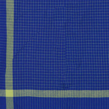 Load image into Gallery viewer, Navy Blue With Green Checks & Border Table Cloth