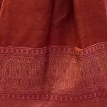 Load image into Gallery viewer, Benarasi Silk Orange Stole