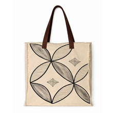 Load image into Gallery viewer, Big Floral Design Tote Bag