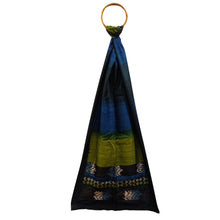 Load image into Gallery viewer, Blue & Green Printed Stole