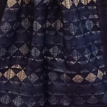Load image into Gallery viewer, Blue & White Geometric Design Stole