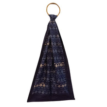 Load image into Gallery viewer, Blue & White Geometric Design Stole