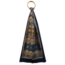 Load image into Gallery viewer, Blue & White Tussar Printed Stole