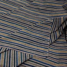Load image into Gallery viewer, Blue & Yellow Stripes Fabric