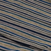 Load image into Gallery viewer, Blue & Yellow Stripes Fabric