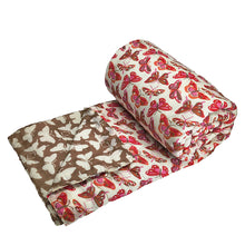 Load image into Gallery viewer, Butterfly Printed Quilt