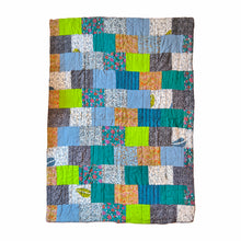 Load image into Gallery viewer, Multicolour Patchwork Printed Quilt