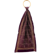 Load image into Gallery viewer, Deep Brown Colour Base Kantha Stitched Stole