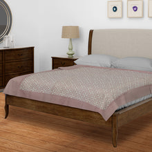 Load image into Gallery viewer, Geometric Bloom Cutwork Bedcover