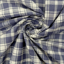 Load image into Gallery viewer, Grey & White Checks Fabric