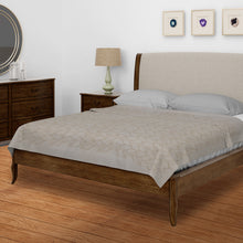 Load image into Gallery viewer, Heritage Leaf Motif Cutwork Bedcover
