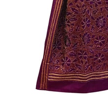 Load image into Gallery viewer, Maroon Colour Base Kantha Stitched Stole
