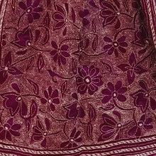 Load image into Gallery viewer, Maroon Colour Base Kantha Stitched Stole
