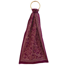 Load image into Gallery viewer, Maroon Colour Base Kantha Stitched Stole