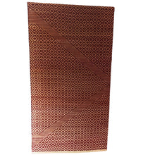 Load image into Gallery viewer, Maroon Geometric Design Madur
