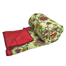 Load image into Gallery viewer, Multicolour Flower Design Quilt