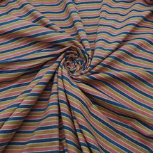 Load image into Gallery viewer, Multicolour Stripes Fabric