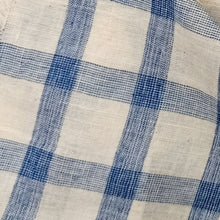 Load image into Gallery viewer, Navy Blue Checks Fabric