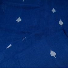 Load image into Gallery viewer, Navy Blue Jamdani Motif Fabric