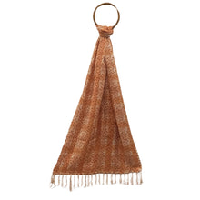 Load image into Gallery viewer, Orange Printed stole