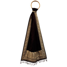 Load image into Gallery viewer, Paisley Border Benarasi Silk Stole