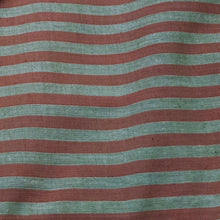 Load image into Gallery viewer, Pink & Green Stripes Fabric