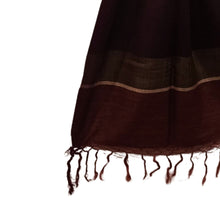 Load image into Gallery viewer, Purple Border Tussar Stole