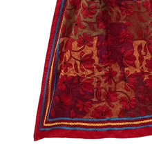 Load image into Gallery viewer, Red Colour Base Kantha Stitched Stole