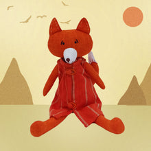 Load image into Gallery viewer, Red Panda In Orange Dress