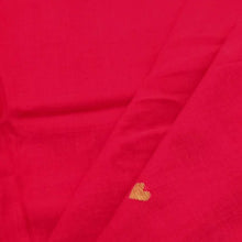 Load image into Gallery viewer, Red With Yellow Border Jamdani Buti Fabric