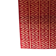Load image into Gallery viewer, Red Zig Zag Design Madur