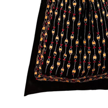 Load image into Gallery viewer, Multicolour BlackColour Base Kantha Stitched Stole