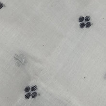 Load image into Gallery viewer, Black Jamdani Motif Fabric