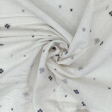 Load image into Gallery viewer, Black Jamdani Motif Fabric