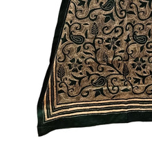 Load image into Gallery viewer, Black Colour Base With White Kantha Stitched Stole