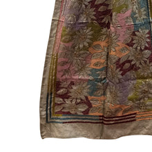 Load image into Gallery viewer, Peach Colour Base Kantha Stitched Stole