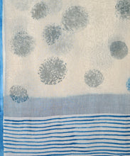 Load image into Gallery viewer, Moon Mist Dots Saree With Blouse Piece