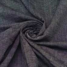 Load image into Gallery viewer, Cotton Light Black Colored Fabric