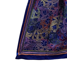 Load image into Gallery viewer, Navy Blue Colour Base Kantha Stitched Stole