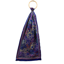 Load image into Gallery viewer, Navy Blue Colour Base Kantha Stitched Stole