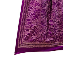 Load image into Gallery viewer, Deep Pink Colour Base Kantha Stitched Stole