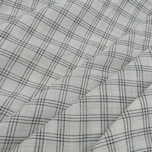 Load image into Gallery viewer, Black & White Checks Fabric