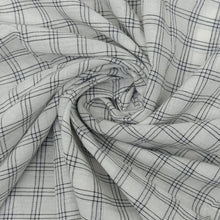 Load image into Gallery viewer, Black & White Checks Fabric