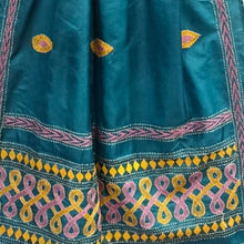 Load image into Gallery viewer, Teal Heritage Embroidered Stole