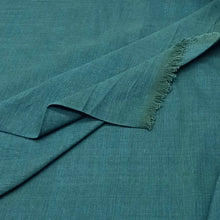 Load image into Gallery viewer, Teal Green Cotton Linen Fabric